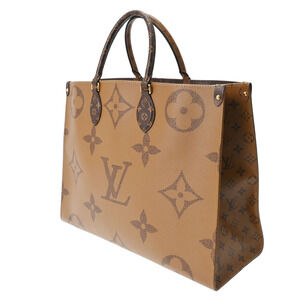 Louis Vuitton canvas handbag Reverse the Giant brown Go On Monogram
